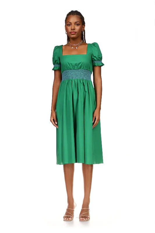 Seasonal Clearance Holland Dress w. Smocked Waist