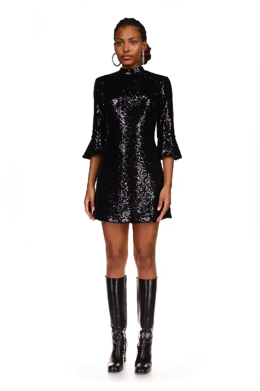 Price Cut Sequin Mini Ashley Dress