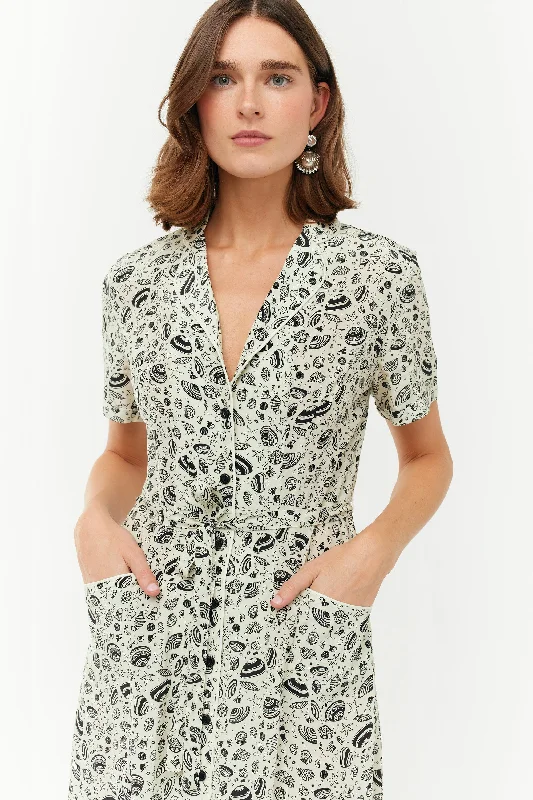 Deal Zone Crepe Long Maria Dress