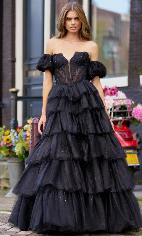 Buy Now Sherri Hill 56170 - Corset Basque Prom Gown