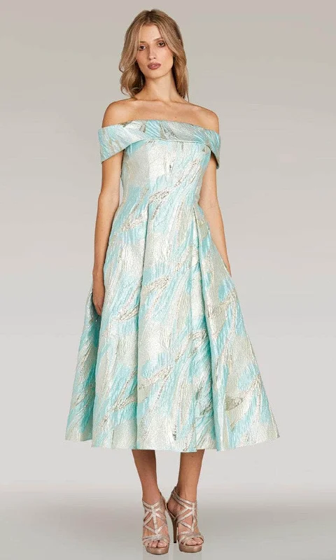 Value Deals Feriani Couture 18341 - Off Shoulder Jacquard Evening Dress