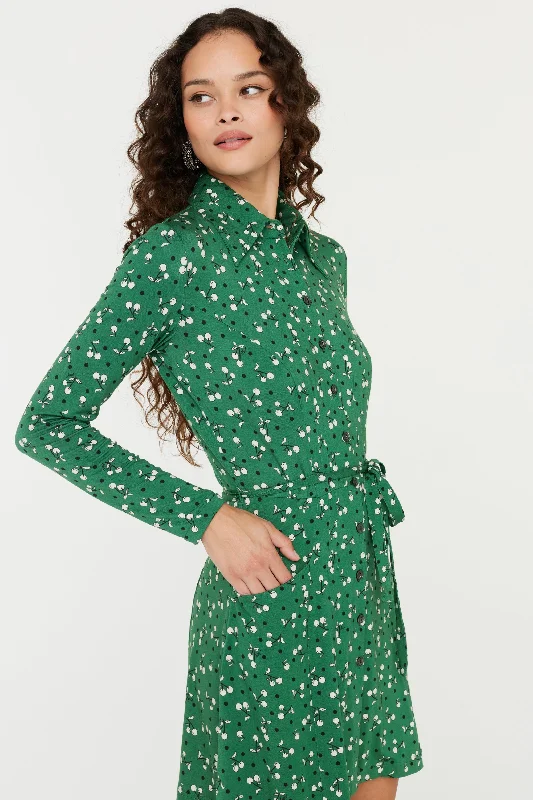 Flash Deals Mini Ava Long Sleeve Jersey Dress