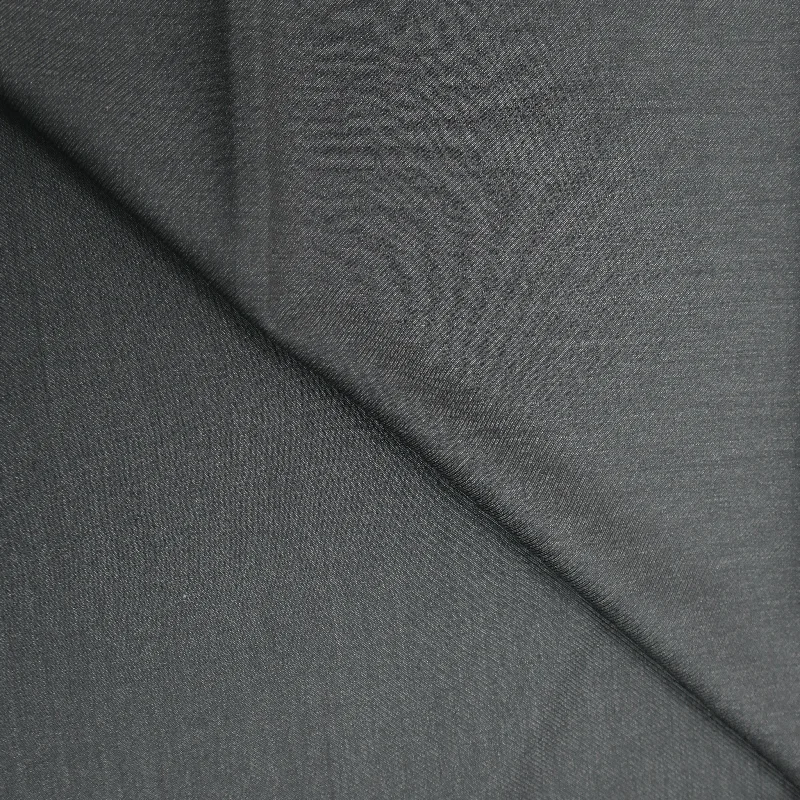 Major Savings 4 YDS Charcoal Solid 100% Wool Super 130's Loro Piana Fabric