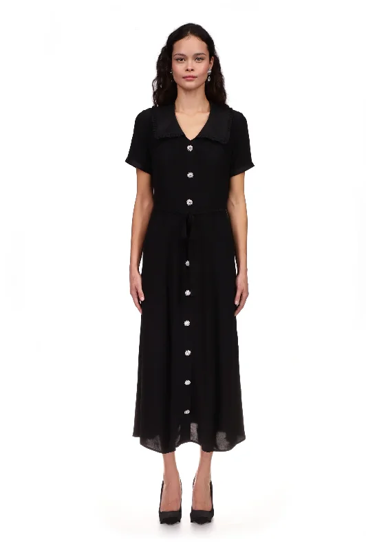 Anniversary Sale Marina Button Down Dress w. Collar