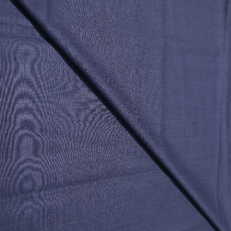 Limited Edition Blue Crosshatch 100% Wool Loro Piana Fabric
