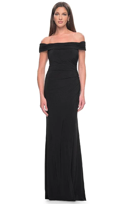 Last Chance La Femme 31086 - Off-Shoulder Sheath Evening Dress