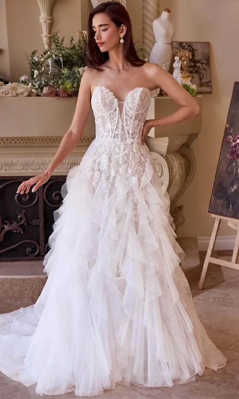 Flash Sale Andrea and Leo WL016 - Embroidered A-Line Bridal Gown