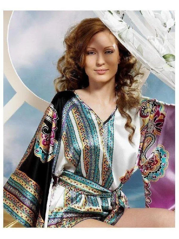 Can't Be Beat GISELE A ~ Sensual Elegance in her hand painted silk kimono