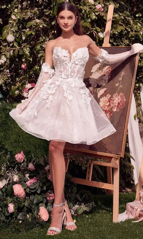 Value Deals Andrea and Leo WL020 - Lace Short Bridal Gown