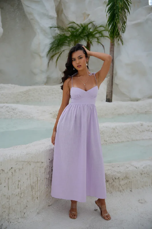 Special Promotion Day Dreaming Lilac Maxi Dress