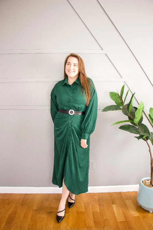 Season Finale Sale Emerald Dress