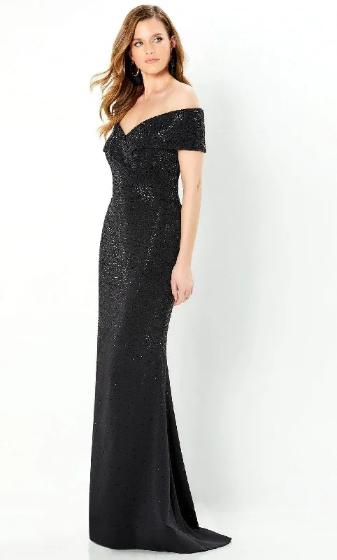 New Markdowns Montage by Mon Cheri 220949W -Off-Shoulder Mermaid Evening Dress
