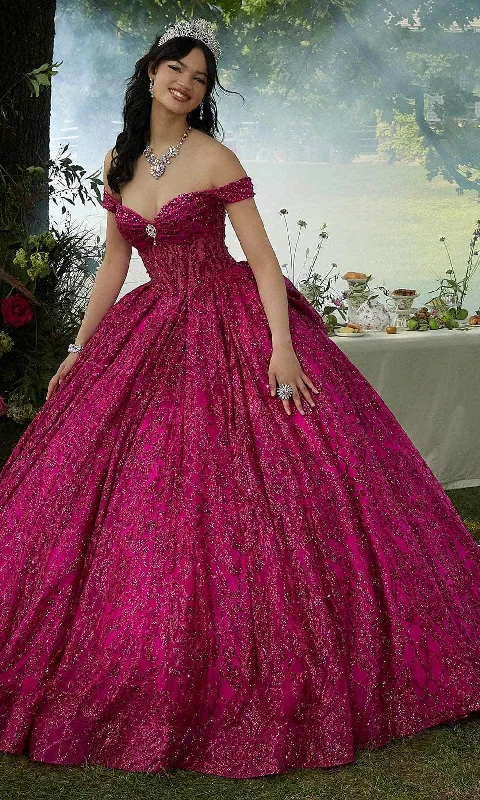 Early Access Vizcaya by Mori Lee 89455 - Off-Shoulder Jewel Encrusted Ballgown