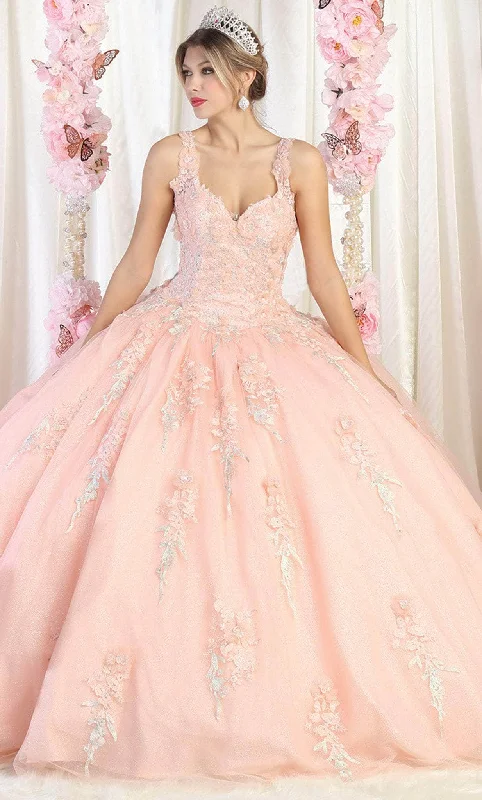 Price Meltdown May Queen LK181 - Embroidered Tulle Quinceanera Ballgown