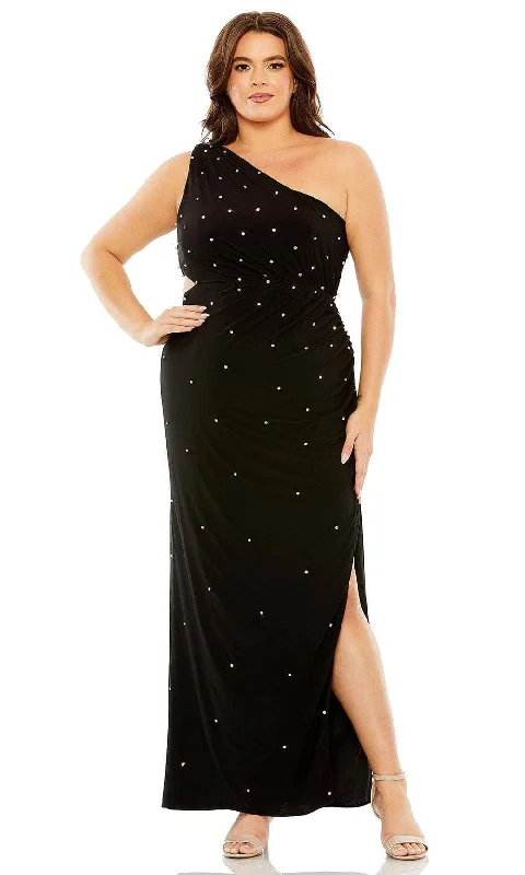 Exclusive Online Offer Mac Duggal 68354 - Rhinestone Embellished One-Sleeve Prom Dress