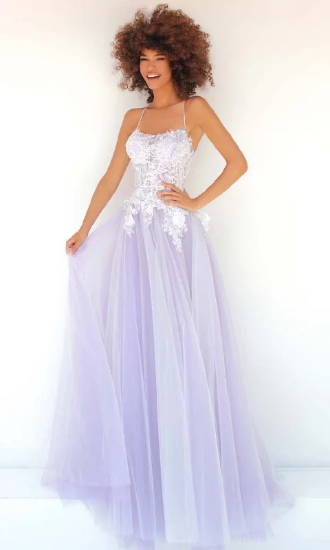 Referral Discount Tarik Ediz - 51008 Wide Scoop A-Line Evening Dress