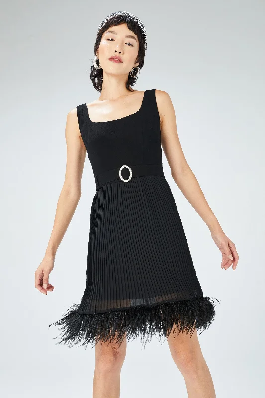 Don't Wait Suki Feather Dress