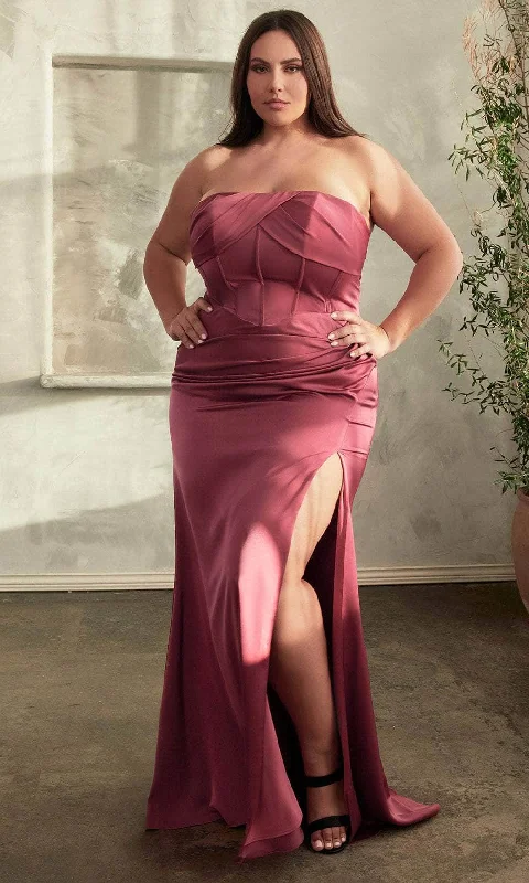 Lowest Prices Ladivine CD326C - Strapless Corset Bodice Prom Gown