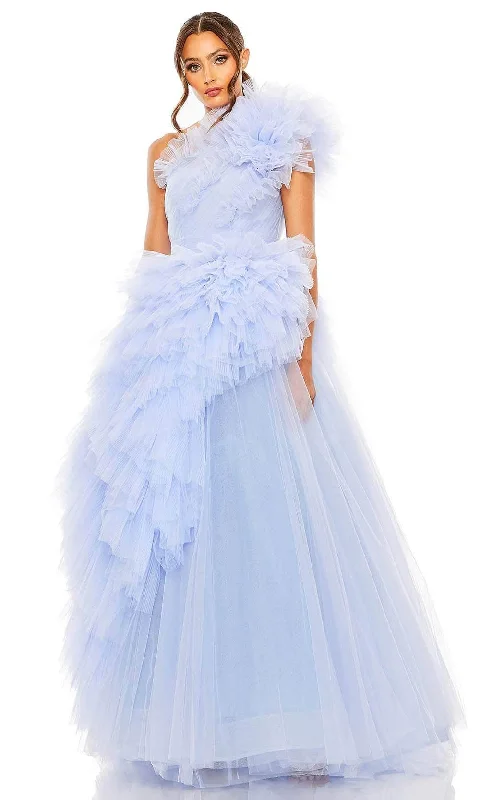 Discount Days Mac Duggal 20534 - Ruffled Tulle Gown
