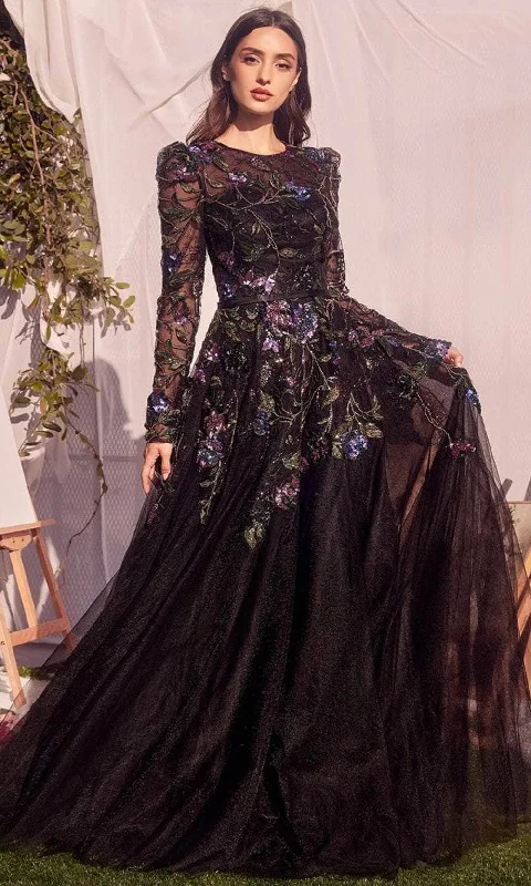 Weekend Special Andrea and Leo MA107 - Floral Sequin Long Gown