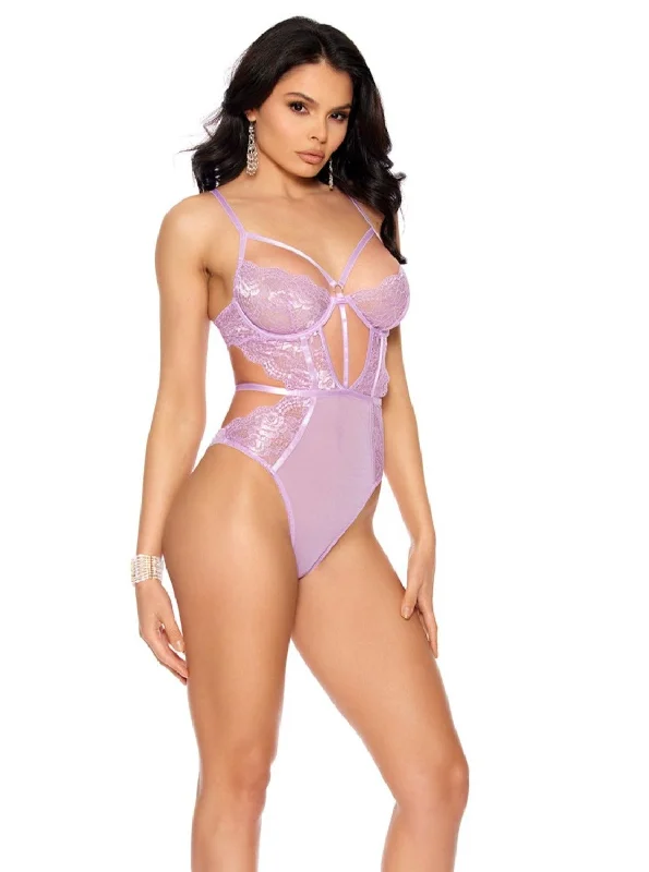 Special Promotion Elegant Moments 77181 – 77181X Lace and mesh slip on teddy, underwire cups Special Promotion Elegant Moments 77181 – 77181X Lace and mesh slip on teddy, underwire cups