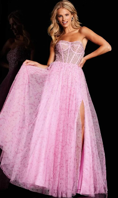 Get It Before It’s Gone Jovani 36477 - Sweetheart Beaded Prom Dress