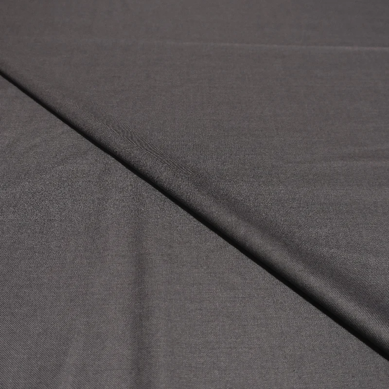 Exclusive Offers 2 YDS Slate Grey Crosshatch Super 170's Wool & Silk Loro Piana Fabric