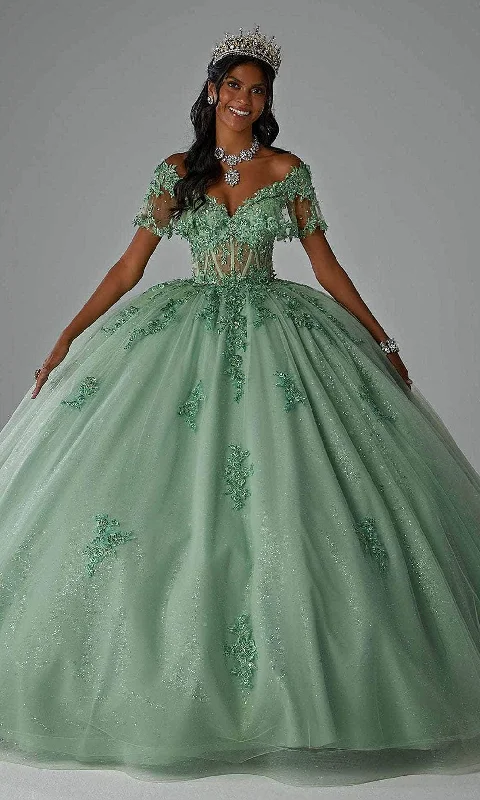 Unmissable Offer Vizcaya by Mori Lee 89445 - Off- Shoulder Embellished Ballgown