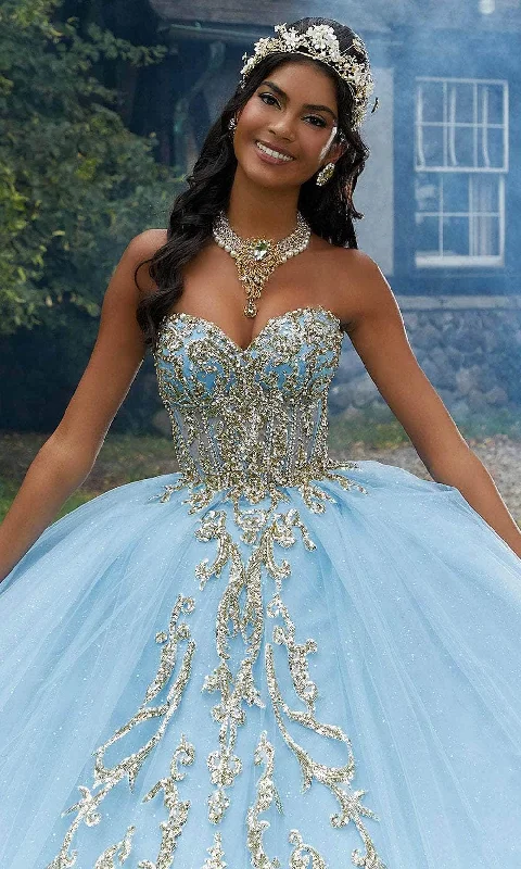 Markdowns Vizcaya by Mori Lee 89458 - Sweetheart Sequin Embellished Ballgown