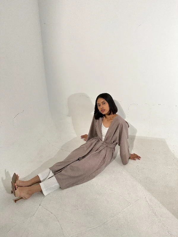 Special Discount Linen Blend Midi Kimono