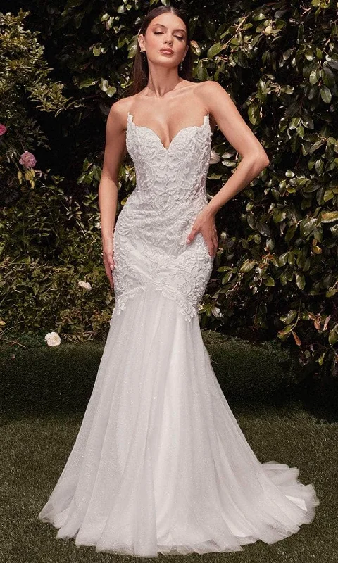 Quick Sale Ladivine Bridal CDS482W - Sweetheart Mermaid Bridal Dress