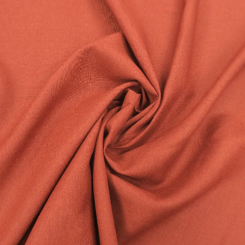Bargain Bin Nevada Brick Plain Linen Fabric