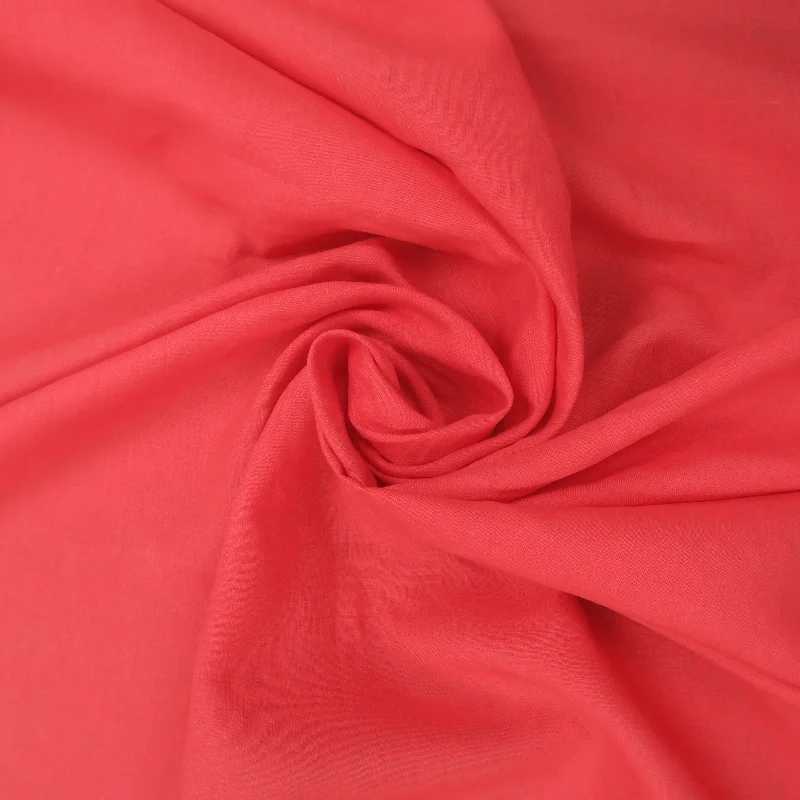 Price Reduction Coral Italino Solid Italian Linen Fabric Textile