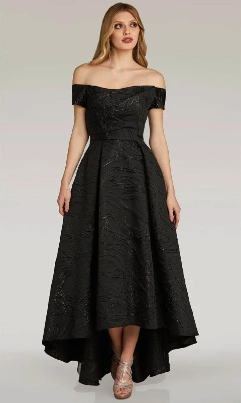 Overstock Sale Gia Franco 12262 - Off Shoulder High Low Dress