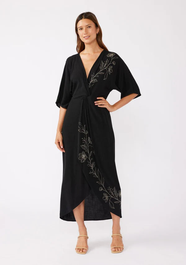 Savings Alert Maritime Knot Front Maxi Dress