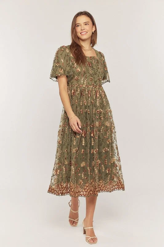 Markdowns Bella Embroidered Dress