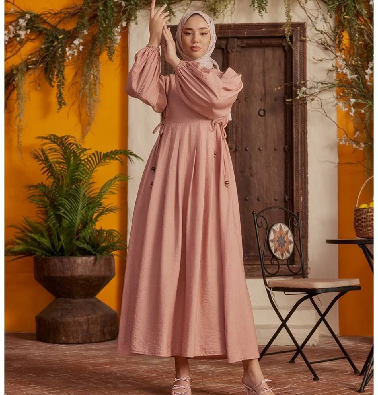 Can't Miss Modest Women's Dress 24539 - Pink