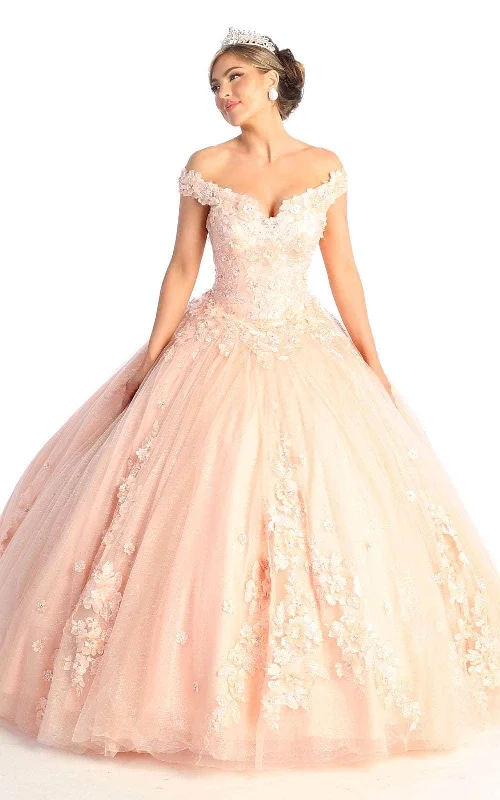 Customer Appreciation Sale May Queen LK160 - 3D Floral Appliques Sweetheart Ball gown