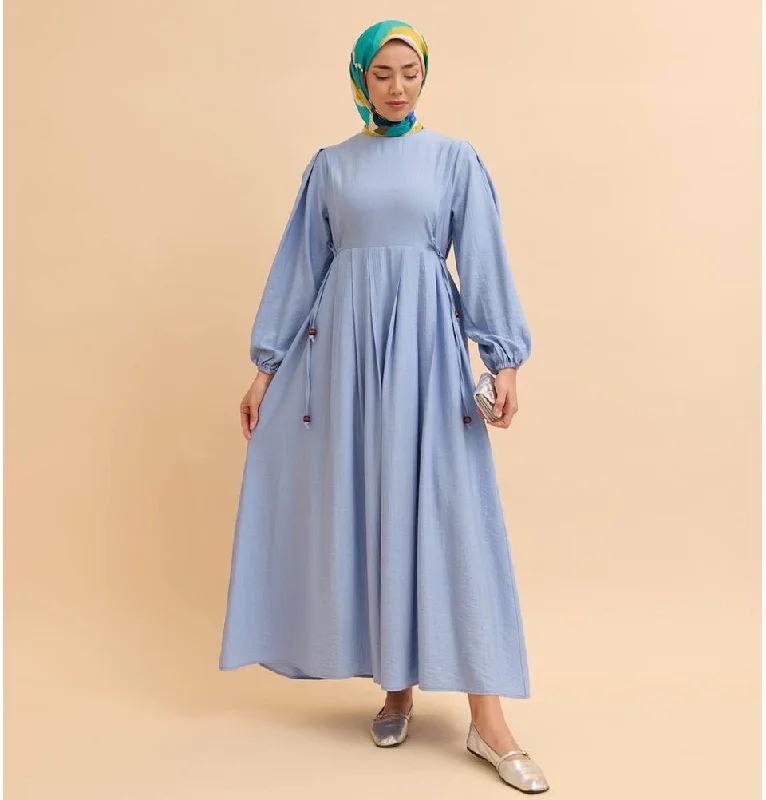 Don't Wait Modest Women's Dress 24539 - Light Blue