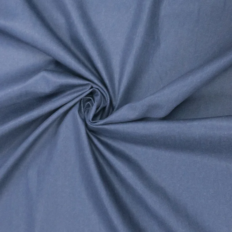 Price Drop Alert Navy Blue 100% Fine Italian Cotton Denim Fabric stretch