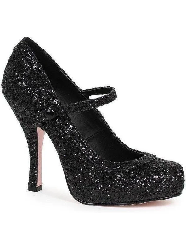 Lowest Price Ellie Shoe E-423-CANDY 4" Glitter Mary Jane With 1"Concealed Platform.