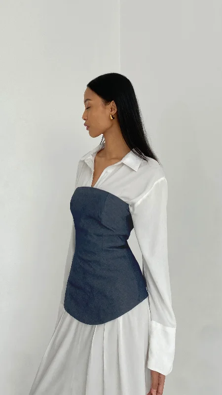 Loyalty Reward Denim Corset