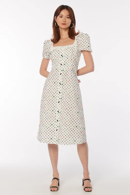 Season Finale Sale Ruffled Holland Dress
