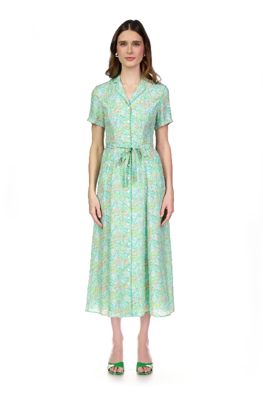 Can't Miss Silk Long Maria Dress