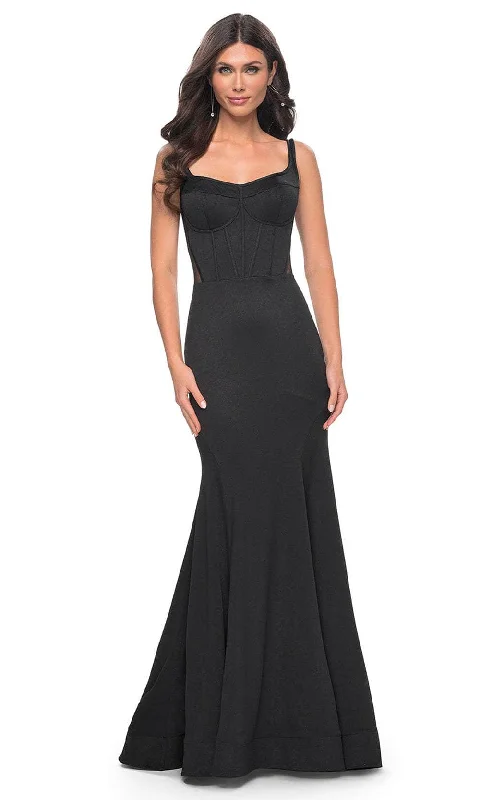 Savings Alert La Femme 32268 - Bustier Bodice Scoop Prom Gown