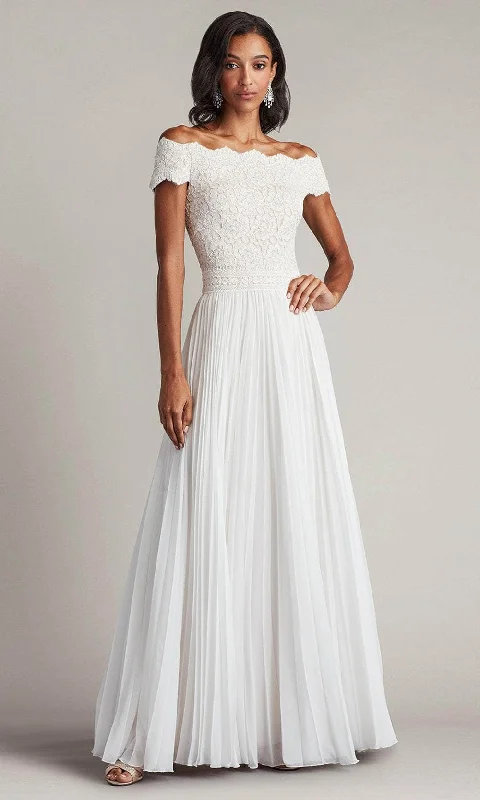 Mega Deal Tadashi Shoji CFC24341L - Embroidered Lace Gown