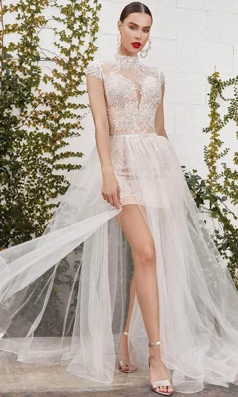 Super Bargain Andrea and Leo A1066 - Halter Beaded A-Line Dress
