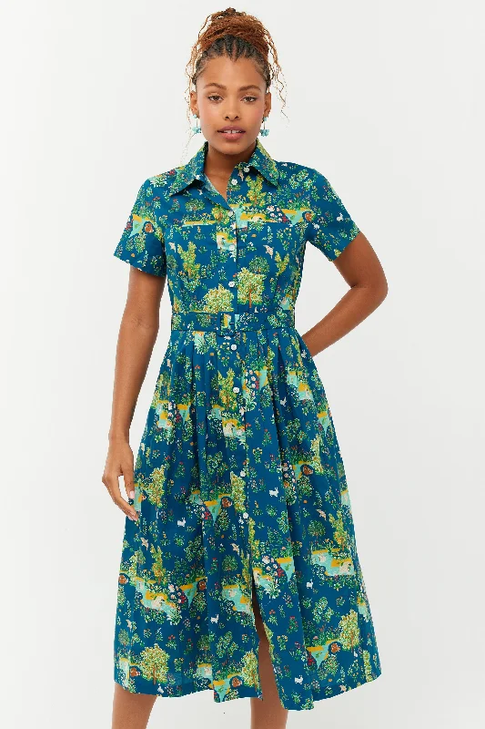 Instant Discount Kristin Cotton Button Down Dress