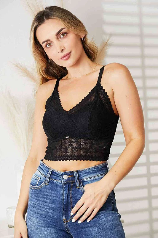 Daily Specials JadyK Skye Full Size Lace Bralette in Black