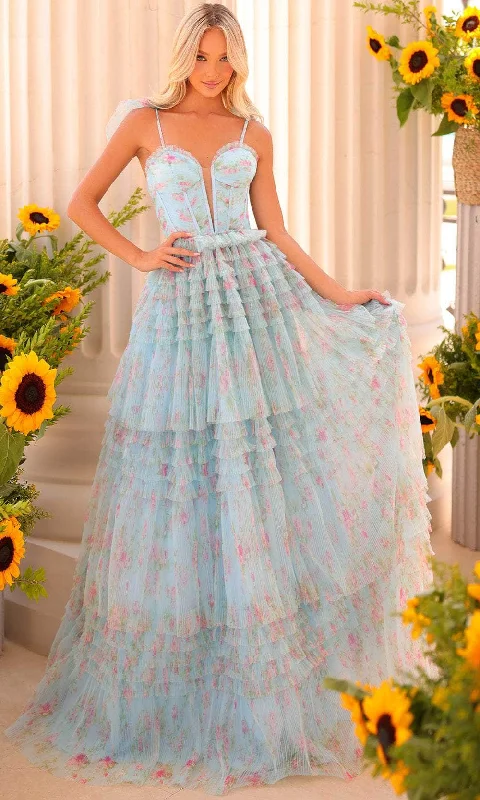 Discount Deals Clarisse 811185 - Plunging Sweetheart Ruffles Prom Dress